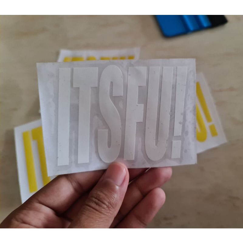 STICKER STIKER CUTTING ITSFU!