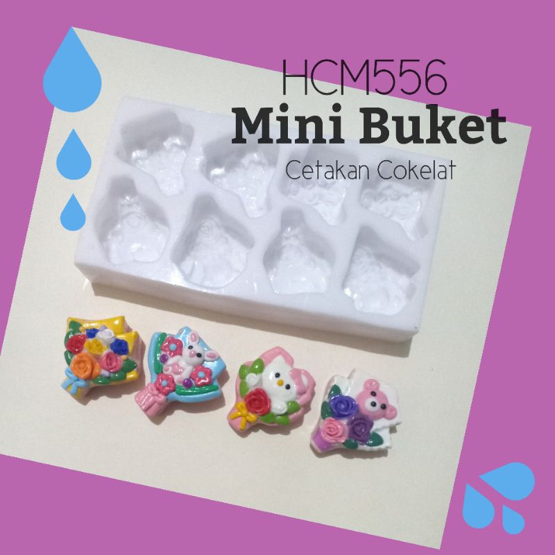 Mini Buket HCM556 | Cetakan coklat silikon | Fiina de choco