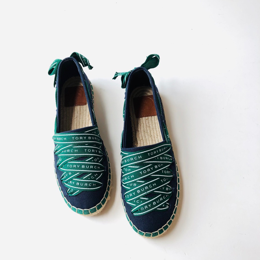 [Instant/Same Day]stb18  STB31 Original TB Bowknot ribbon style canvas material women's casual shoes flat shoes  xie