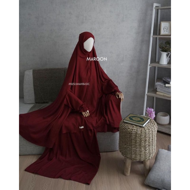 MUSLIMAH BASIC - MUKENA MARYAM | MUKENA LENGAN | MUSLIMAH BASIC | MUKENA MURAH | MUKENA CANTIK | MUK