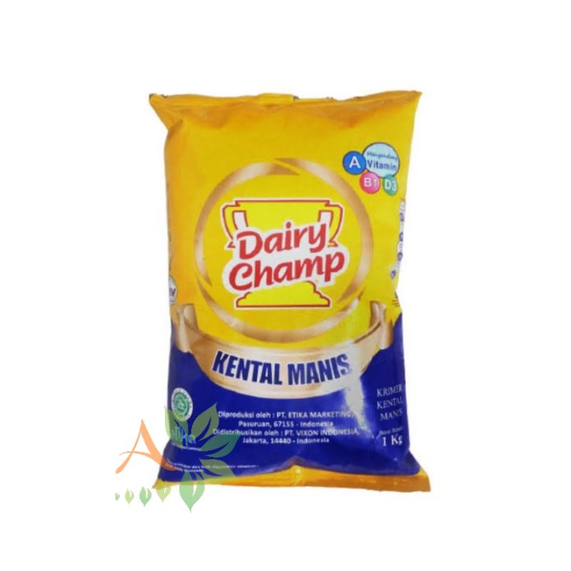 

Susu Dairy Champ 1kg Kemasan Bantal/Pillow