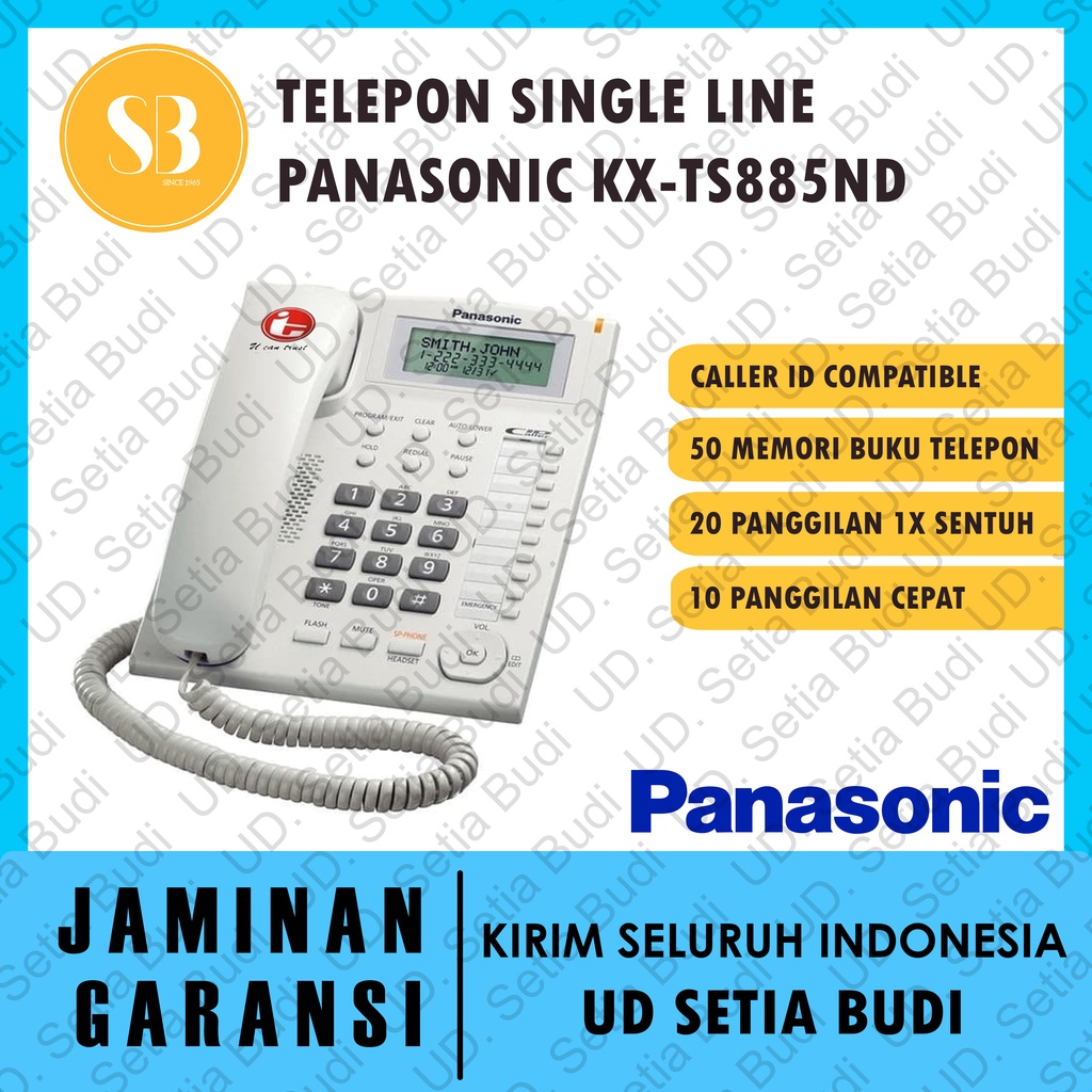 Telephone Single Line Panasonic KX-TS885ND / KX-TS885 / KX-TS 885