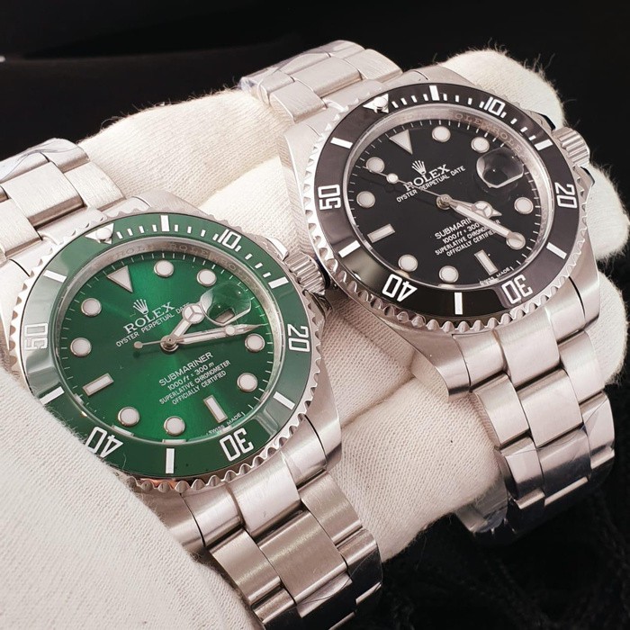 Big Sale Jam Rolex Submariner Black Green Automatic Ceramica Japan Garansi 1 th