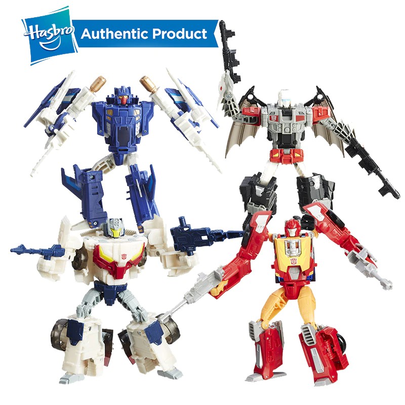 Import Hasbro Transformers Toys Titans Return Deluxe Autobot Hot Rod and Firedrive Action Figure