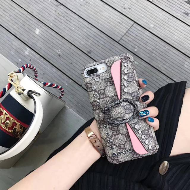 Case iP X 6G 6Plus 7G 7Plus 8G 8plus kulit tas Gucci Dionisius