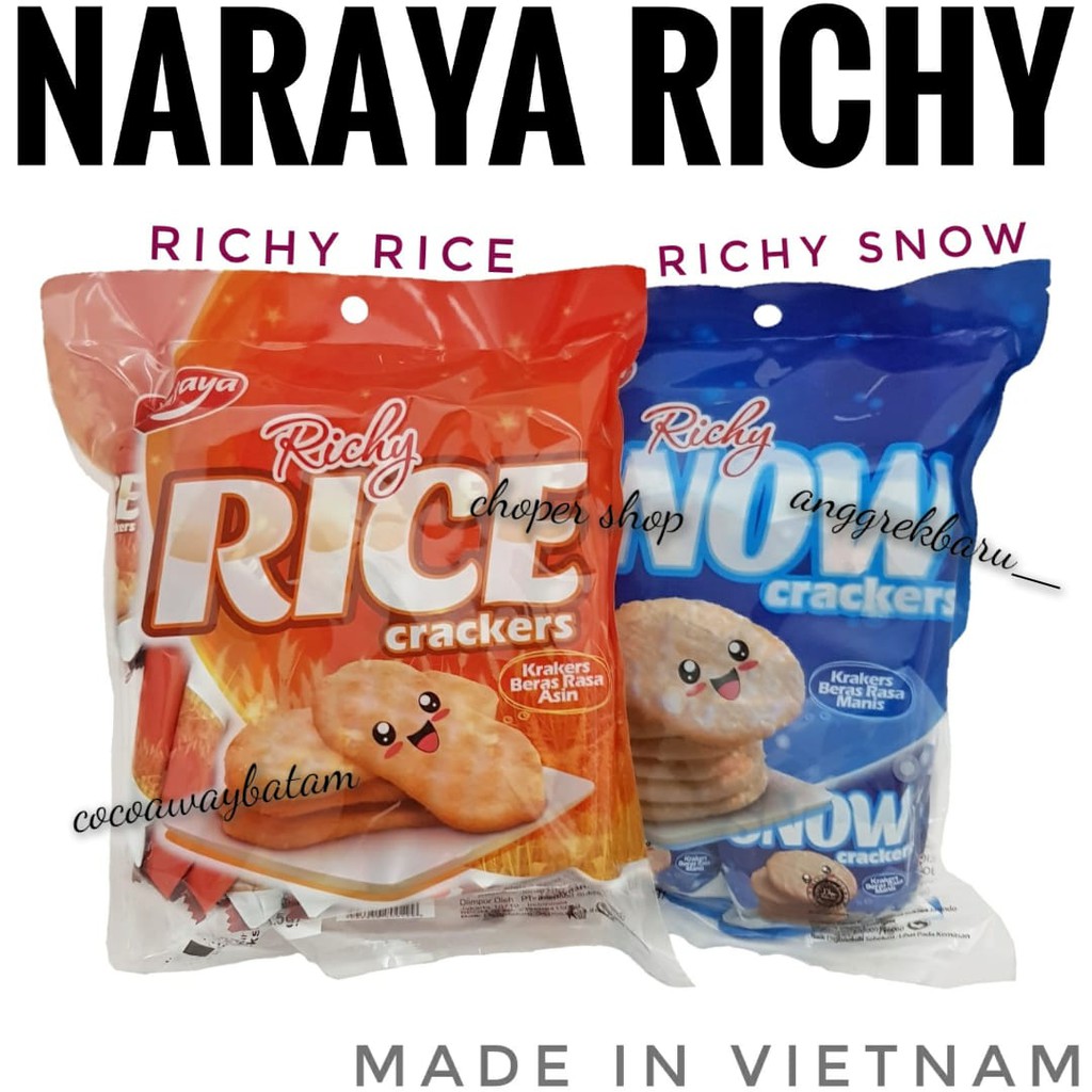 

Naraya Richy Crackers 120gram