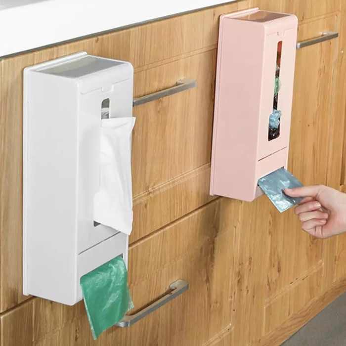 Plastic storage multifunction/Tempat penyimpanan kantong plastik tissu Plastic storage box kotak