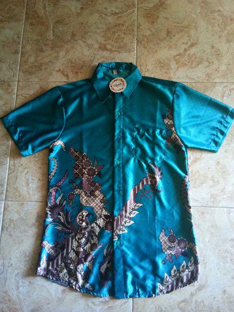 5warna Ramayana Couple 2pcs/kg 100/140 Allsize Gamis Busui Syari Batik Semi Sutera Halus Knz Ch