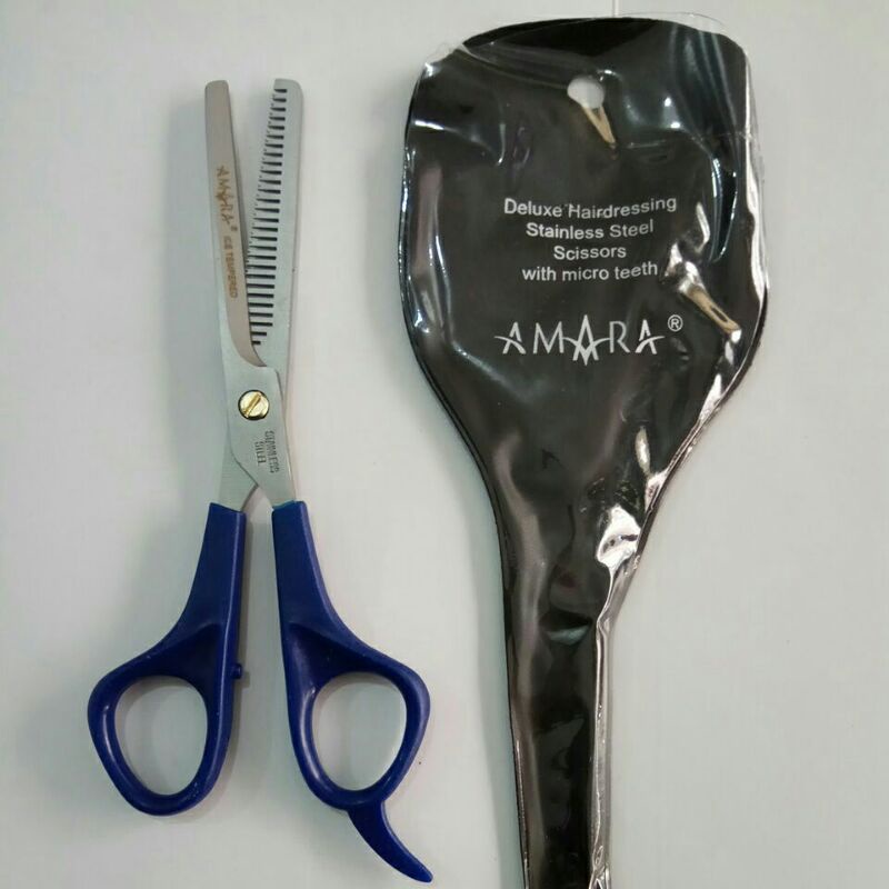 gunting sasak penipis rambut amara