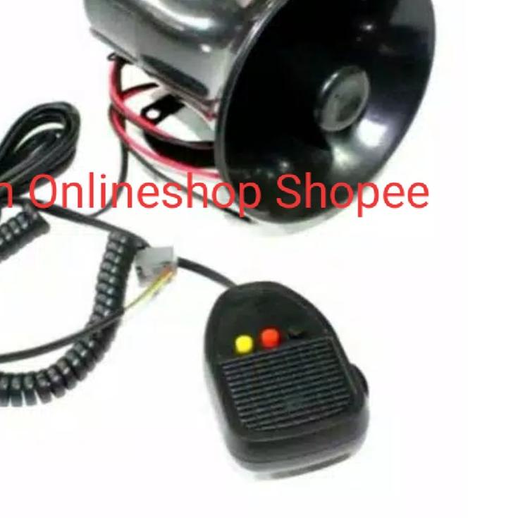 ♠ Kakson Sirine Toa 7 6 3 Suara + Mic Sirine Patwal Touring Nmax Vario125150 Motor Mobil ◌