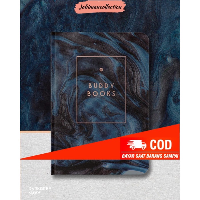 

✨ BISA COD ✨ Notebook Buddybooks TEX03 Buku Catatan Custom Jurnal Planner Diary - Size A6