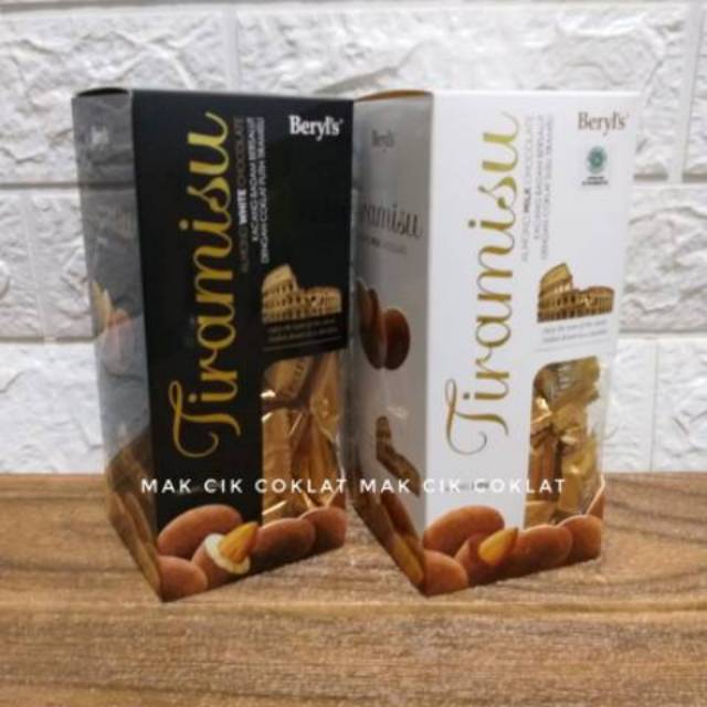 

Beryls 200g Box Tiramisu Almond Milk / White Chocolate Beryls Coklat