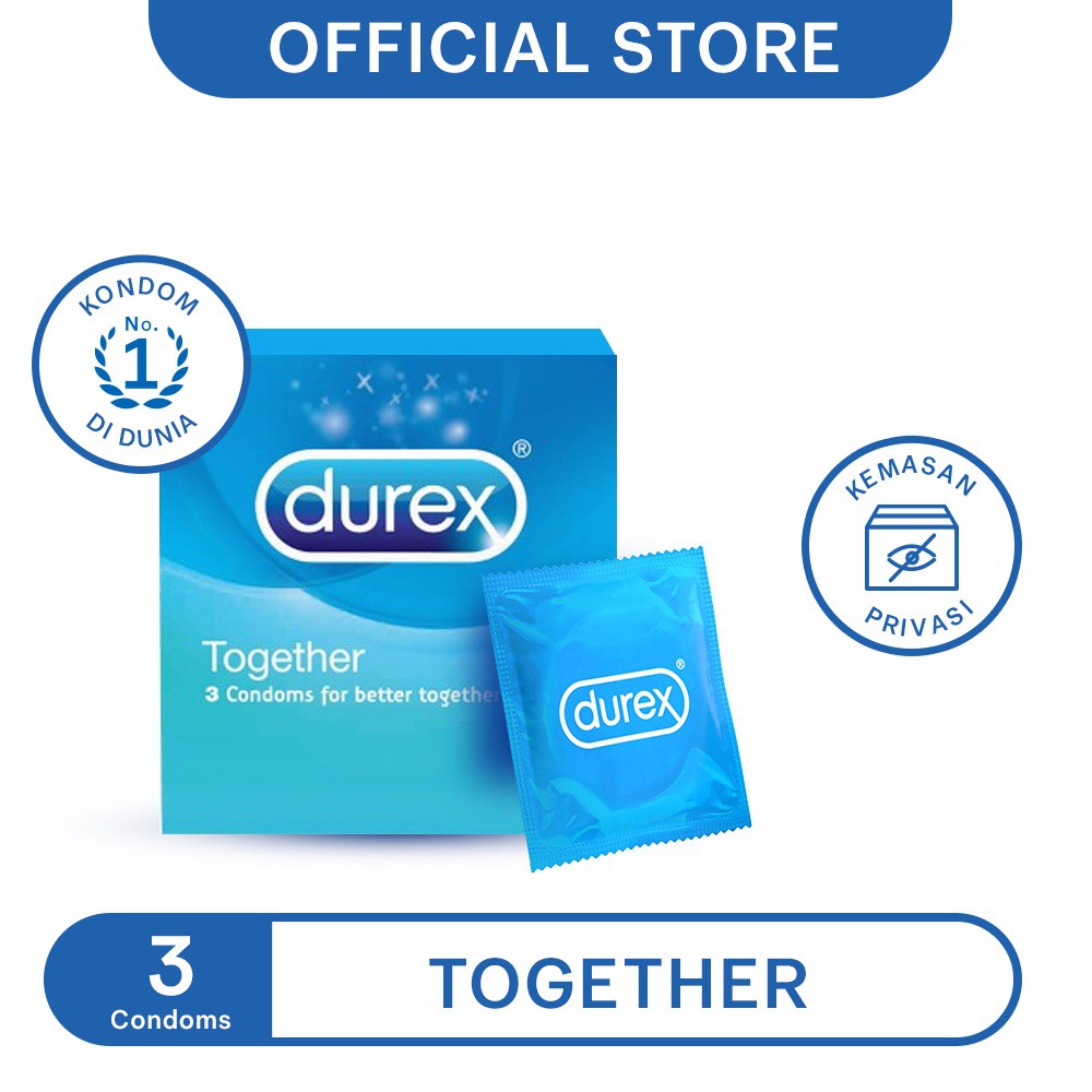 DUREX TOGETHER ISI 3 KONDOM