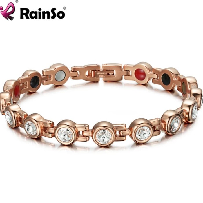 GELANG MAGNET KESEHATAN ORIGINAL 100% 316L ZIRCON BEST QUALITY IMPORT