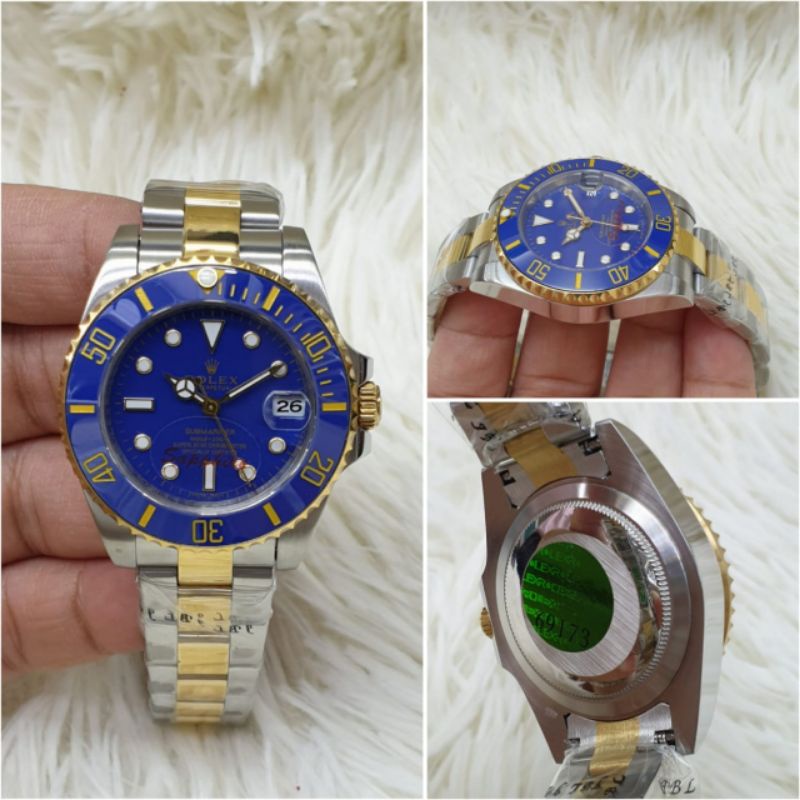 jam tangan wanita rolex submariner automatic stainless kualitas original