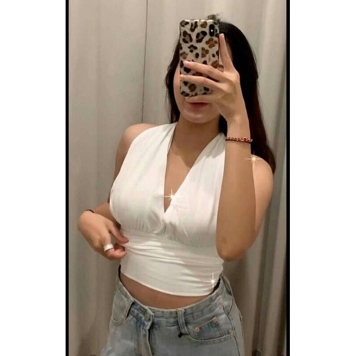 RALETA HALTER TOP / Backless top bestseller