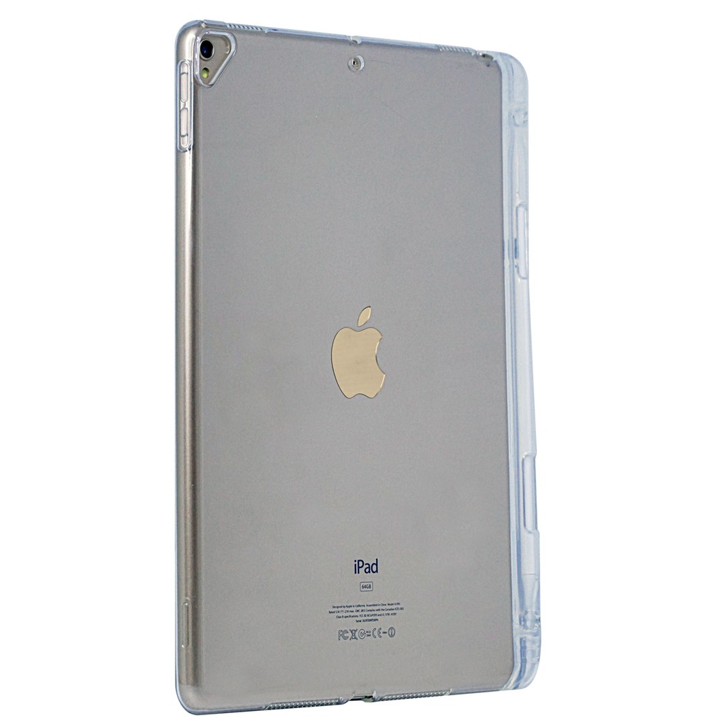 Casing iPad Mini 1/2/3/4/5 | iPad 9.7 Silicone Soft Case + Tempat Stylus Pen