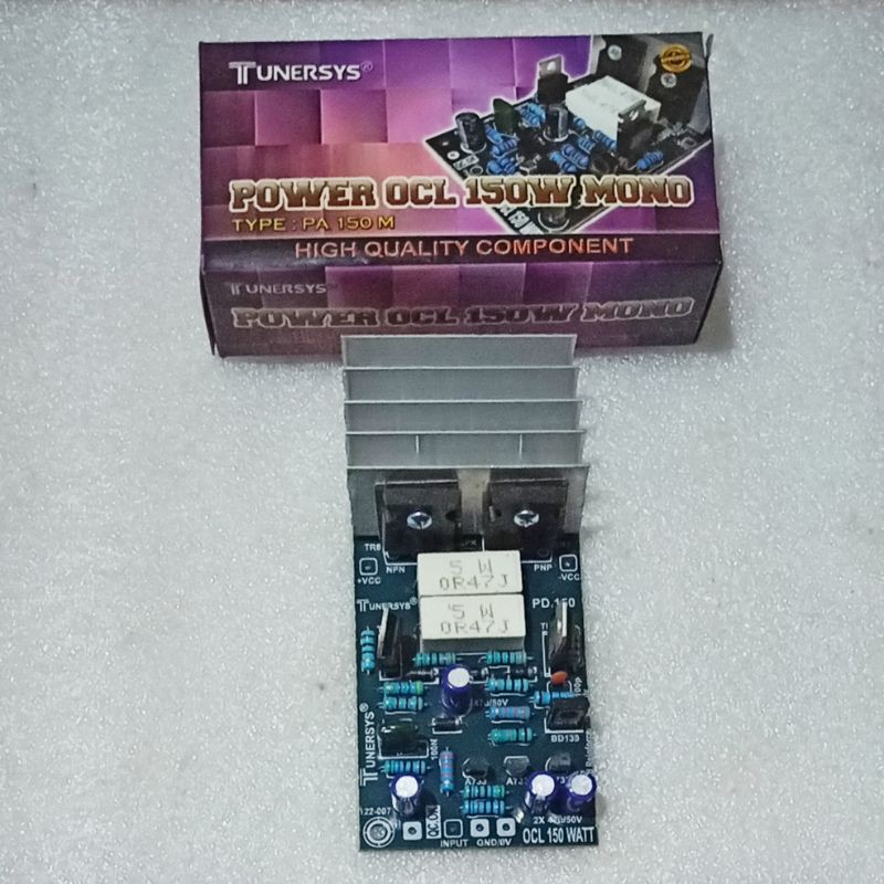 Kit Power Amplifier OCL 150W Mono Tunersys PA 150 M