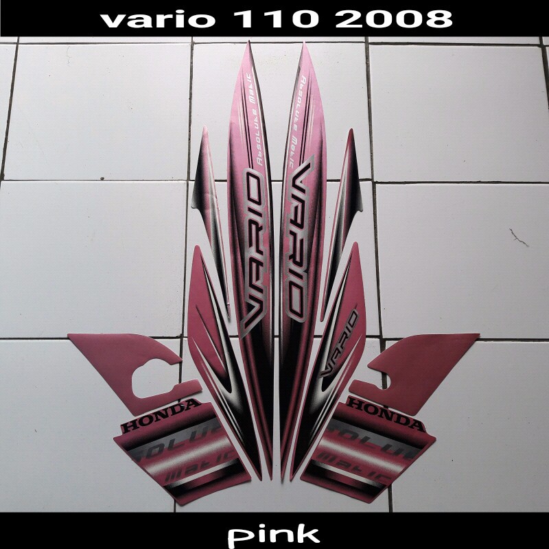 sticker motor vario 110 2008 pink