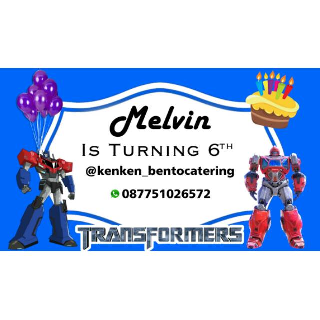 

STICKER ULANG TAHUN TRANSFORMER