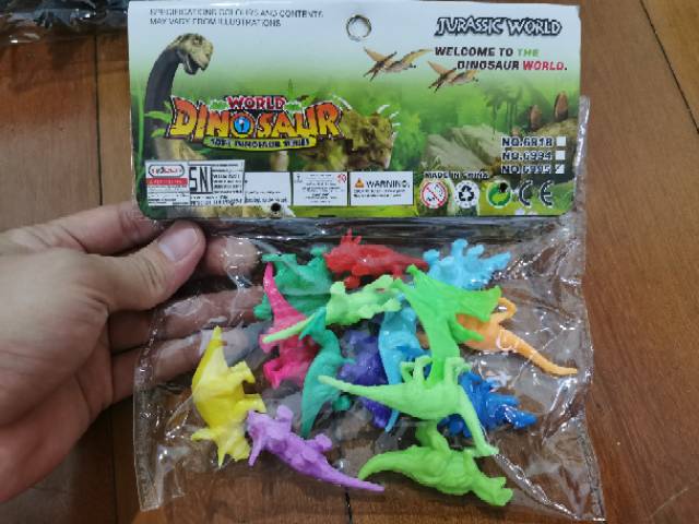 Mainan miniatur dino hewan dinosaurus world set 6 / 8 / 15 / 16 pcs dinosaur