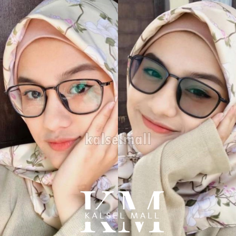 Kacamata Anti Bluelight Dan Photocromic Lensa Berubah Warna Hitam Kotak Antiradiasi Pria Wanita Korea Antiradiasi Korea 2 In 1 Potokromik Photochromic Fotocromic Potocromic Kcamata Photo Foto Cromic Fotokromik FTK1