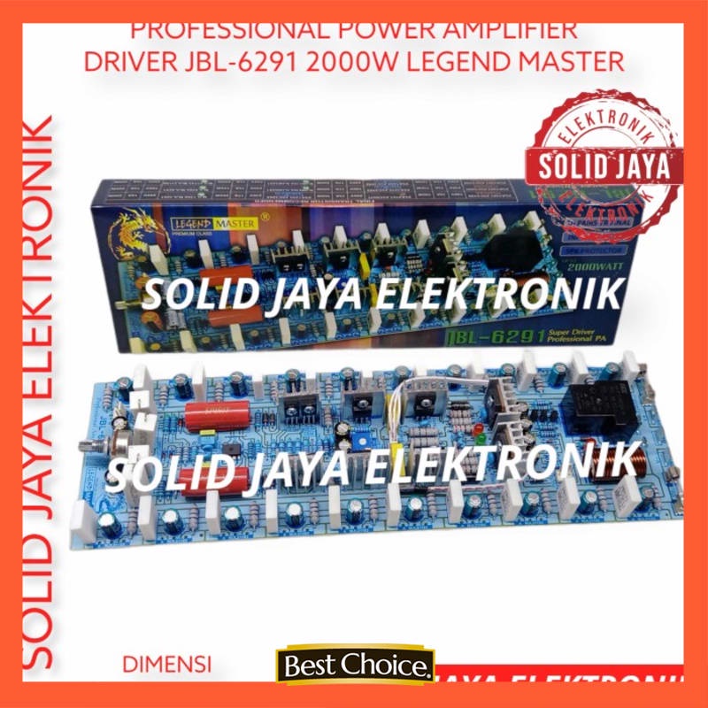 KIT SUPER DRIVER JBL 6291 JBL-6291 JBL6291 AMPLIFIER LAPANGAN TANPA TR