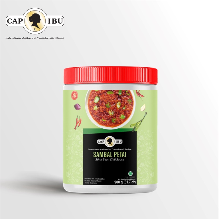 CAP IBU Sambal Petai Kemasan Pot