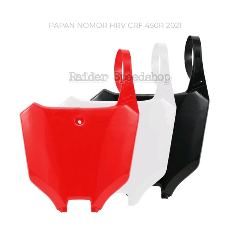 Papan Plat Nomer Nomor CRF 450 Papan star start Trail CRF 450 R 2021 Warna