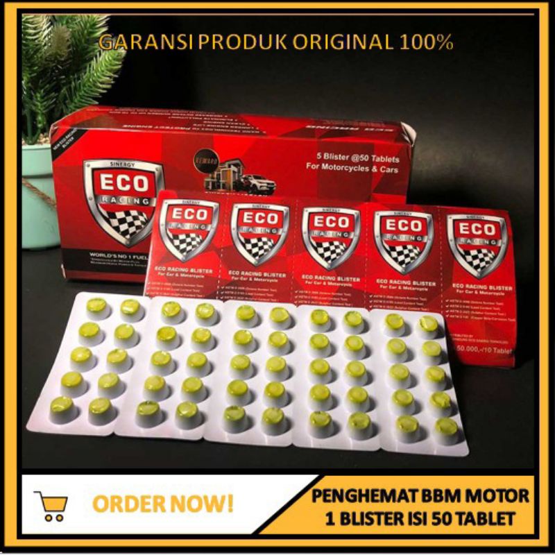 ECO RACING MOTOR ISI 50 TABLET / ECO RACING MOTOR 1 BLISTER - 100% ORIGINAL