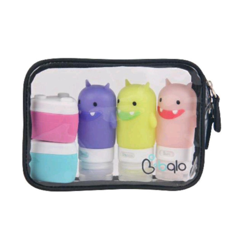 BABYQLO TRAVEL DOT MONSTER + PILL CASE AND POUCH BQ TBM9004