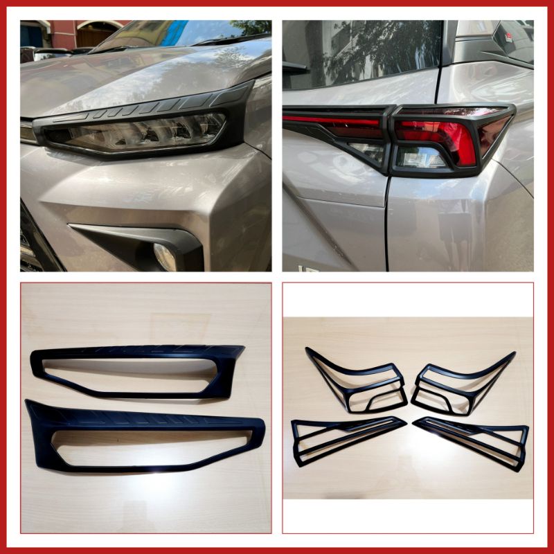 Garnish Lampu Avanza Xenia 2022 Up Hitam Dop