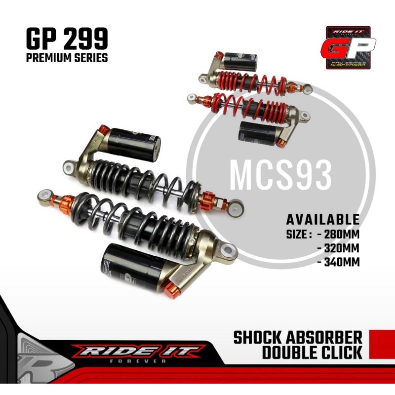 SHOCK RIDE IT GP SERIES BEBEK HONDA RXKING TABUNG PREMIUM