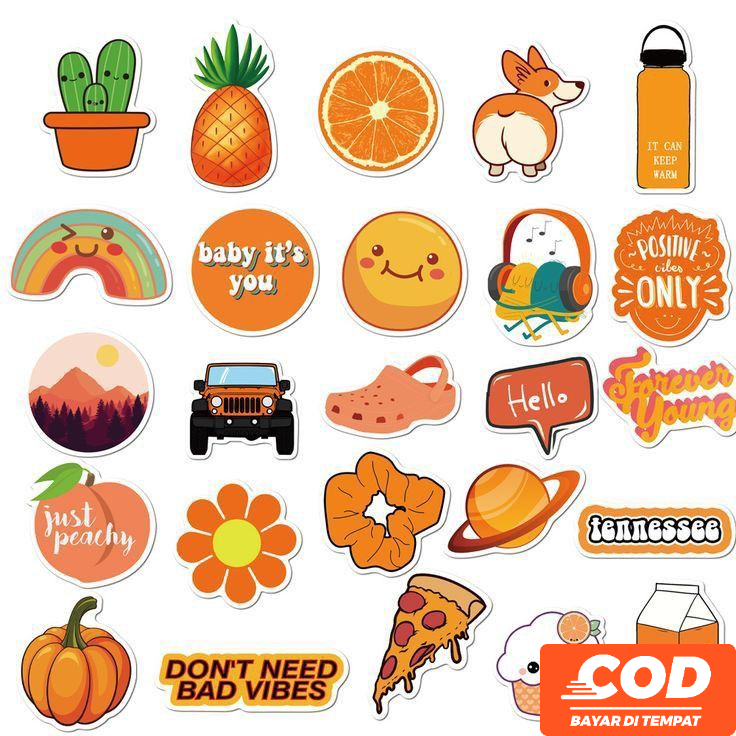 

Stiker Aesthetic Tumbler Sticker Scrapbook Lucu Pastel Waterproof