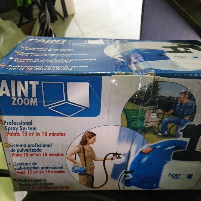 Paint zoom sprayer cat semprot kompresor listrik