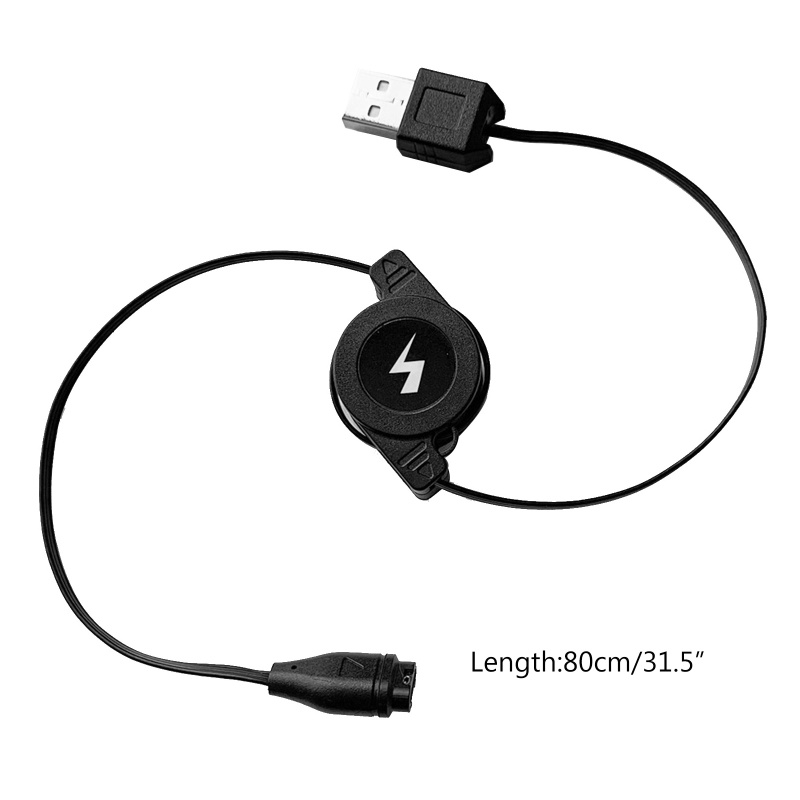 Cre Kabel Power Adapter Charger USB Untuk GarminFenix 6S 6X 7 7S 7X