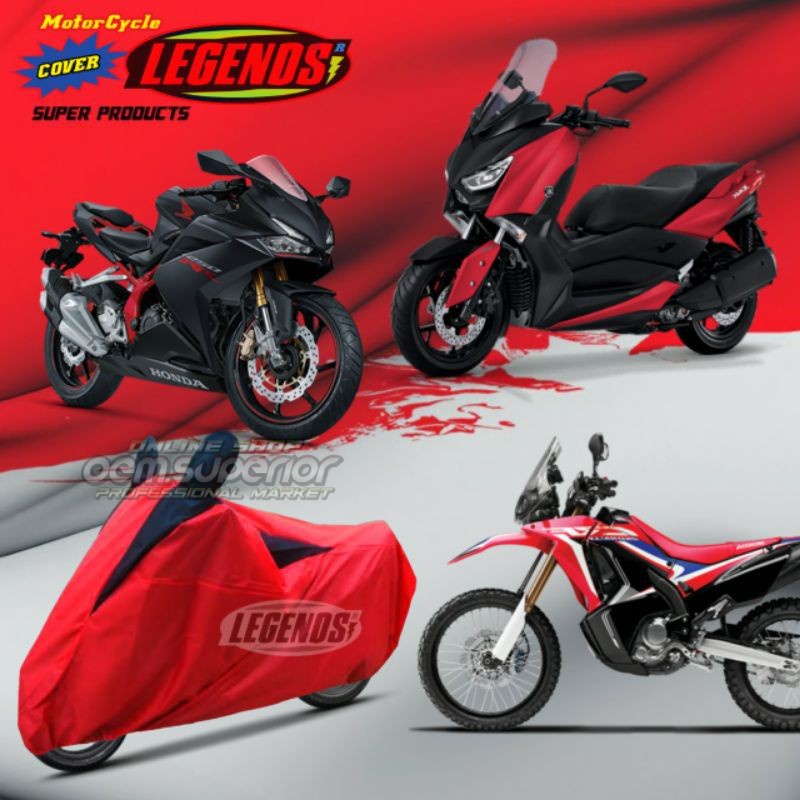 selimut cover motor NINJA 250 cc/CBR 250 cc/R25/sarung motor/mantel/jas/penutup body cover motor / N