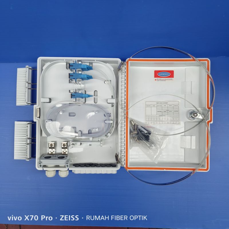 odp 16 core lengkap spliter 1:8 SC UPC/odp 16 core double lock