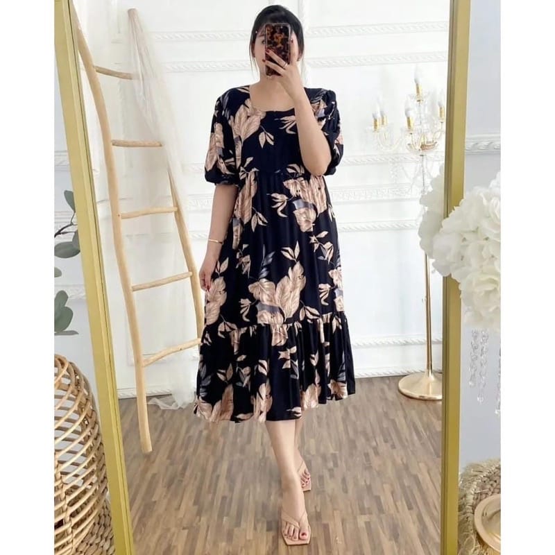 BEFAST - ZEC OOTD Wanita Tunik HONEY / Tunik Daster Busui / Tunik Dress Untuk Busui / Tunik Keluaran Terbaru 2021 / Tunik Casual / Tunik Modis / Tunik OOTD Wanita / Tunik Motif