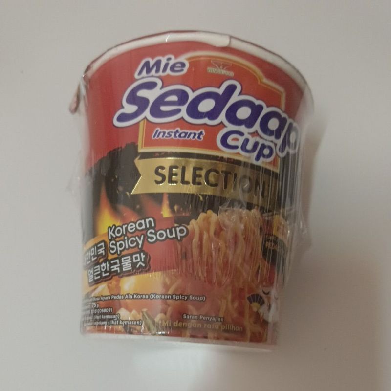 mie sedap cup korean spicy soup