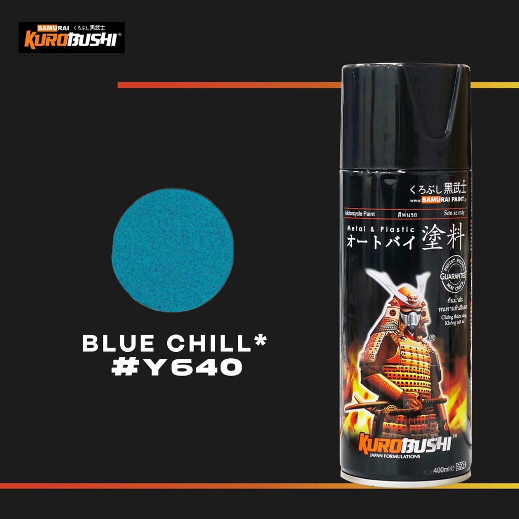 Samuraipaint, Blue Chill Y640 Cat Aerosol Kualitas Kompresor