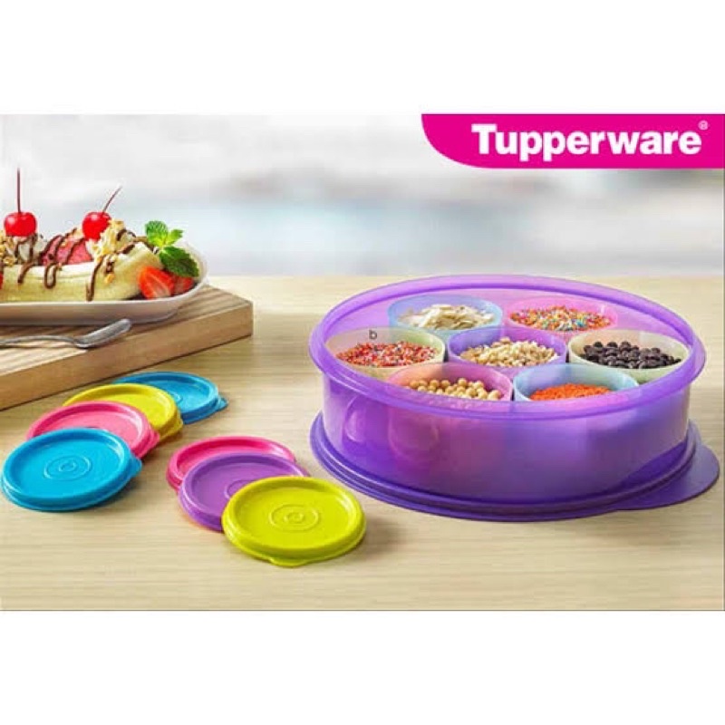 7 Circle Container Tupperware