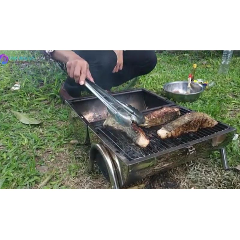 pemanggang serbaguna bakaran bbq grill stainless stell portable celcio &amp; co