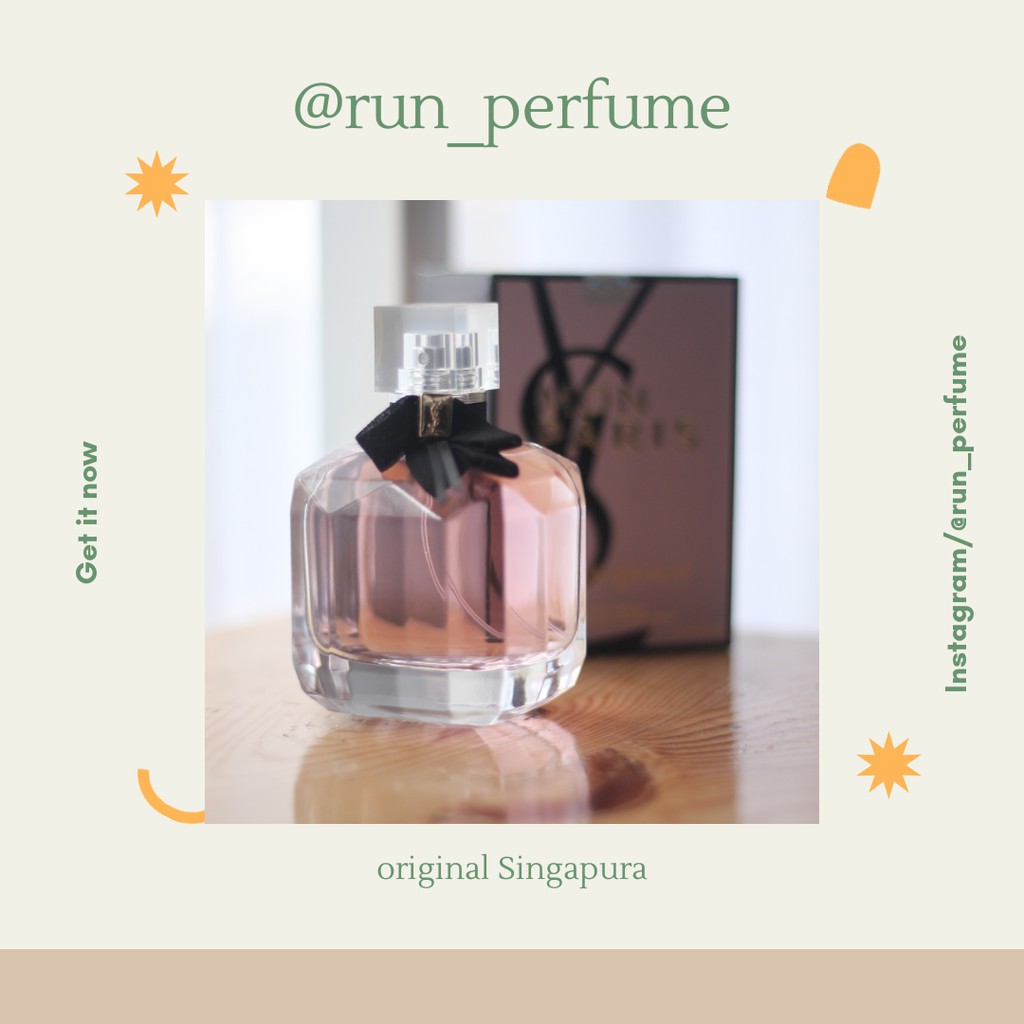 PROMO- PARFUM WANITA ORIGINAL IMPORT - YSL MON PARIS 100 ML