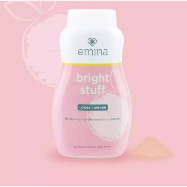 Emina Bright Stuff Loose Powder | Bedak Tabur 55gr