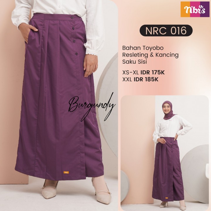 Rok Nibras NRC 016 / Fashion Rok Muslim Terbaru