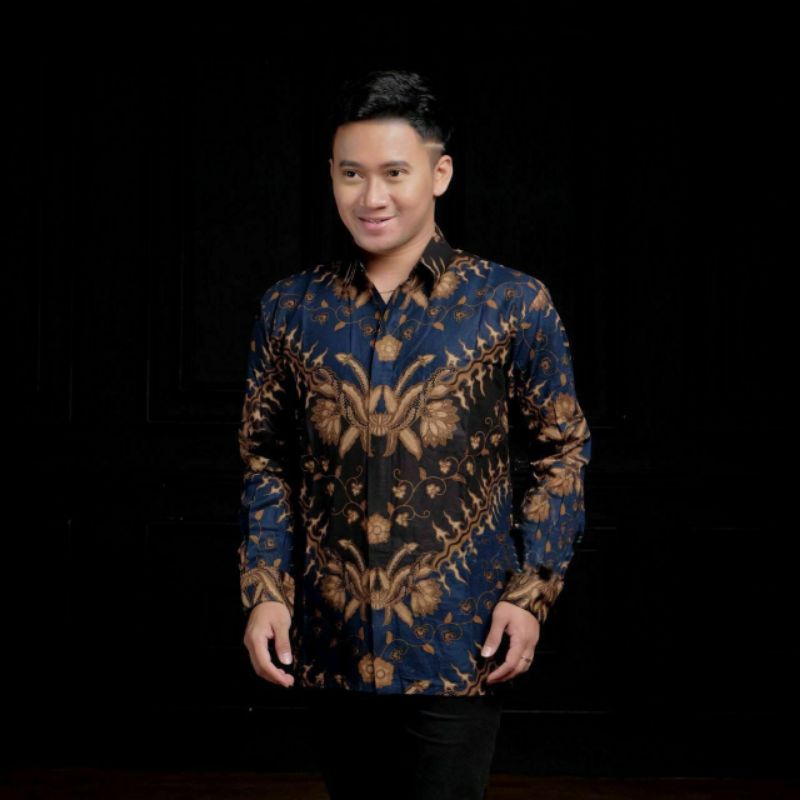 Batik lengan panjang.. Guz Azmi Syubanul Muslimin Fashion Muslim Pria Hadroh Model Terbaru Masakini