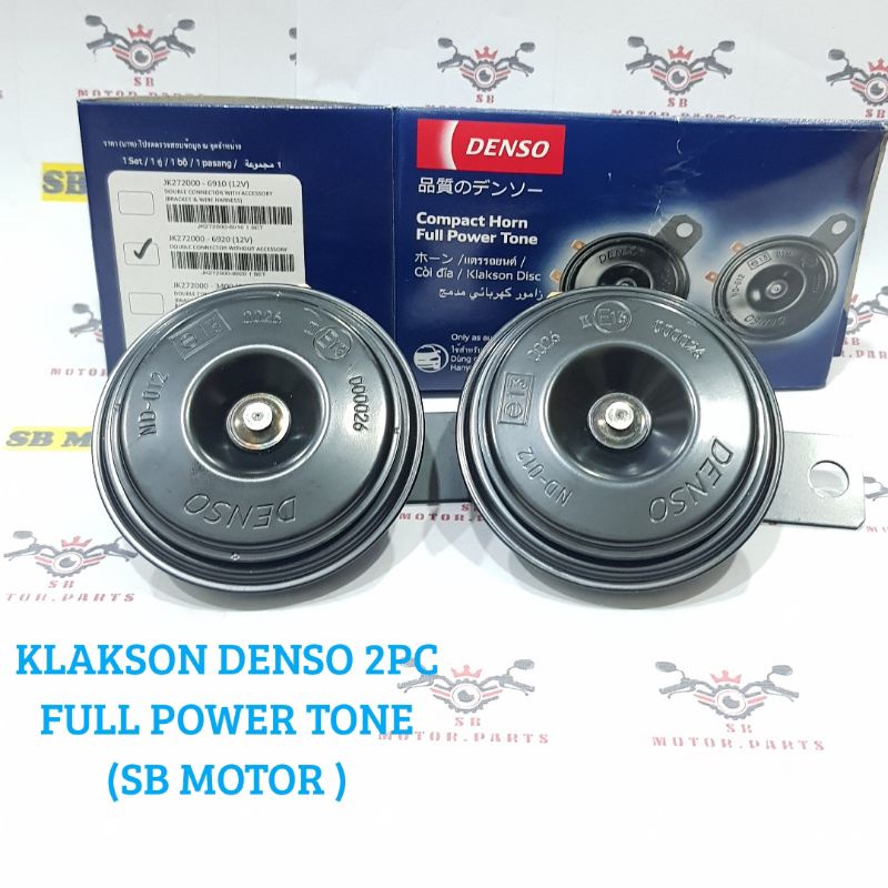 KLAKSON ORIGINAL DENSO RXKING SCORPIO BEAT VARIO SATRIA FU MIO KLAKSON DENSO SET COMPACT HORN FULL