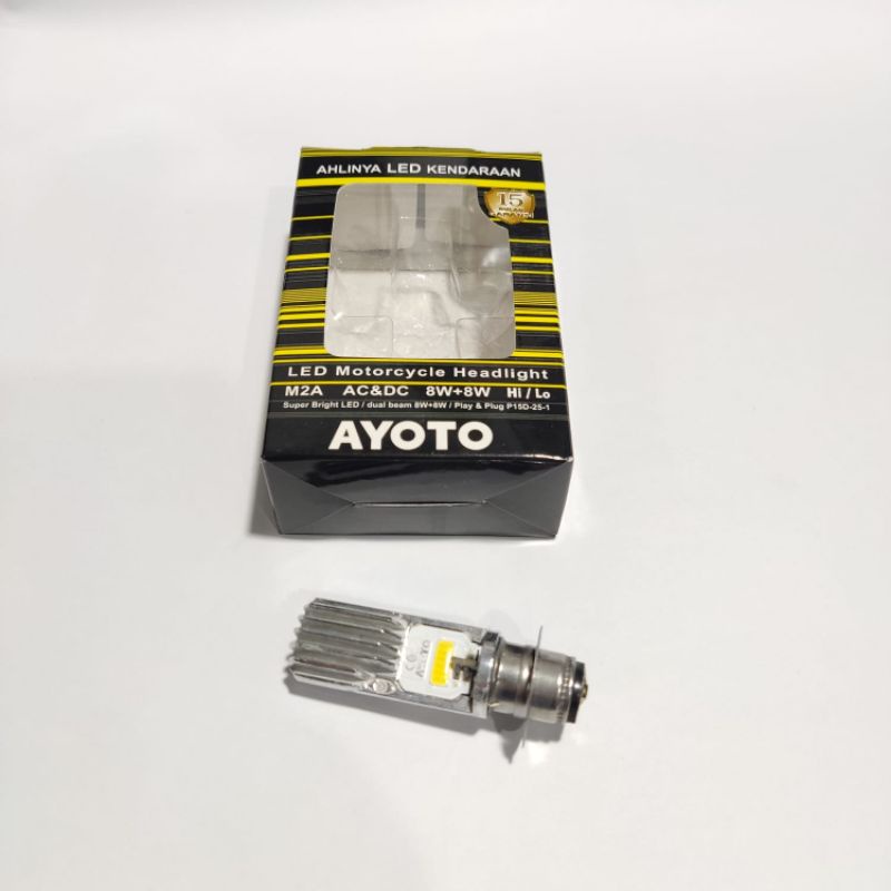 Lampu Depan LED Ayoto H6 Bebek Dan Matic Led Headlamp Ayoto Original 2led