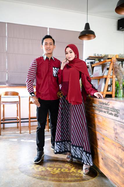 Couple Anjana batik asli Pekalongan best quality